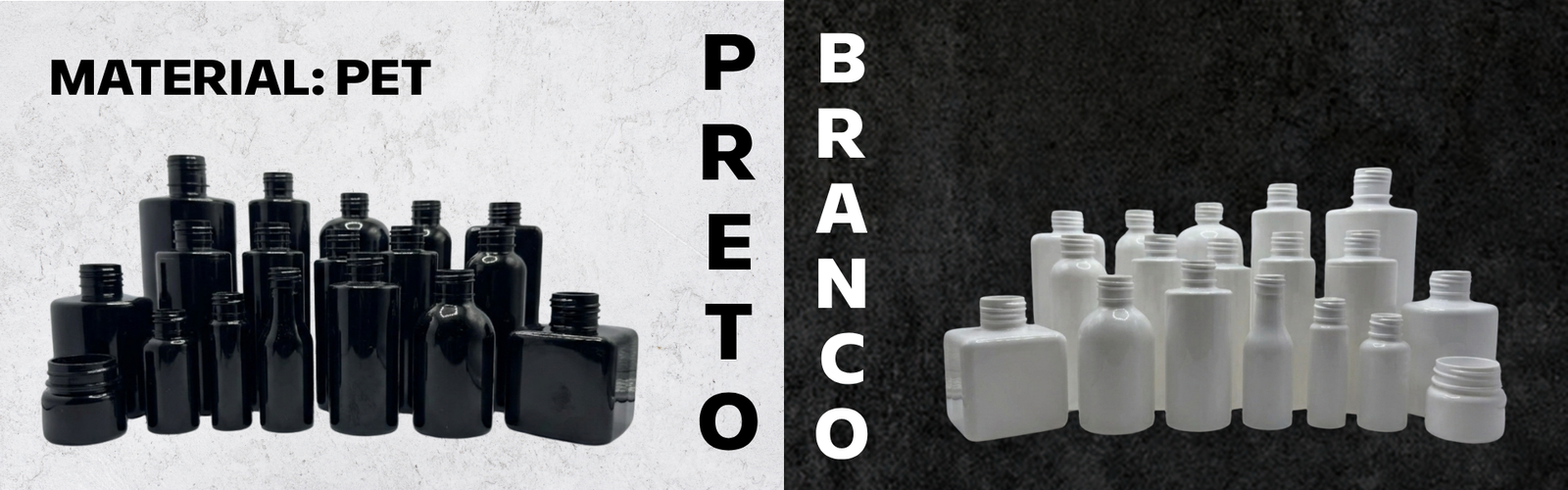 Linha Preto e Branco PET